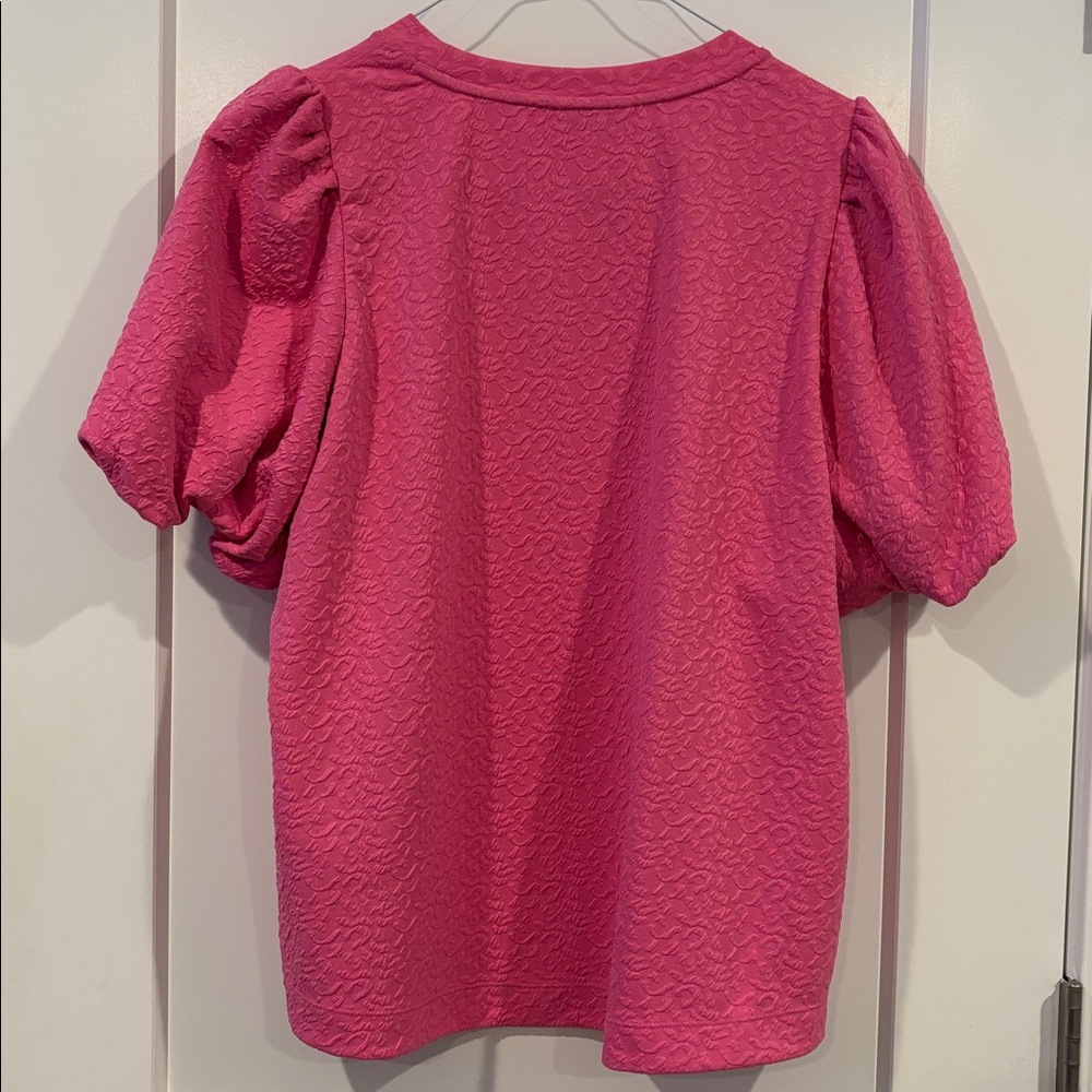Crown & Ivy Womens Short Sleeve Blouse XL - Picture 6 of 6